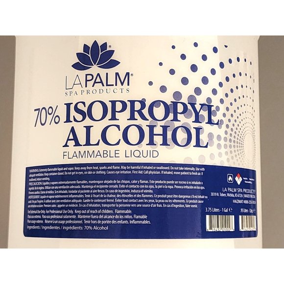 LaPalm Spa Products - %70 Isopropyl Alcohol 1 Gallon for Sanitizing and Cleaning - Picture 5 of 5